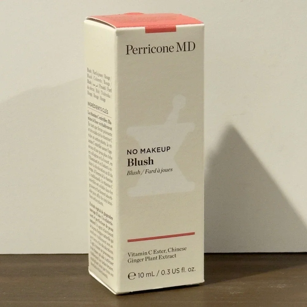 Perricone MD No Makeup Blush Liquid Gel Cream Pink Vitamin C Ester 10mL NEW